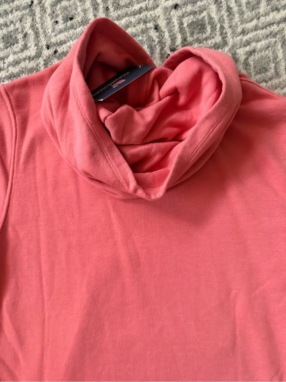 Vineyard Vines Unisex Kids Coral Hoodie Sweatshirt, size XL